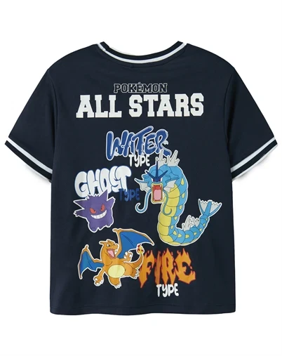 Name It - NKMMoris Pokemon Poly T-Shirt - Navy Blazer